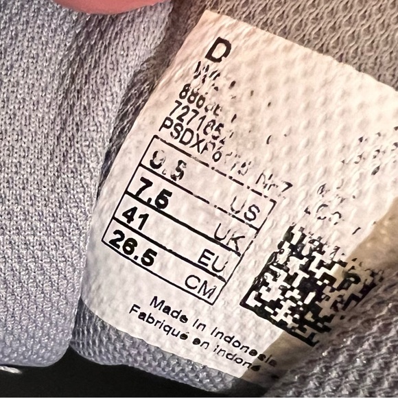 NEW BALANCE Women's WC806 Tennis Shoes White w Purple Size 9.5D (Wide) Like New! - Picture 12 of 16